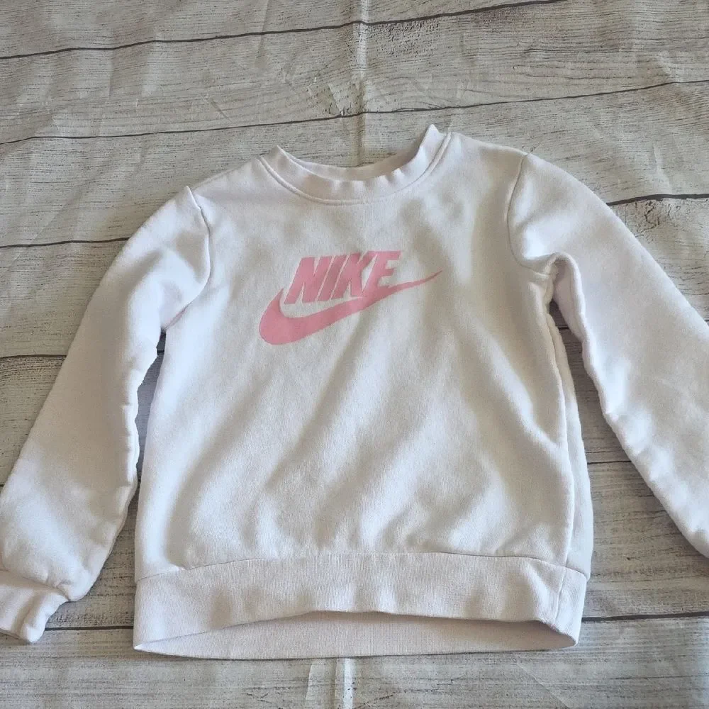 Nike Kids Sweatshirt in Pink and Cream